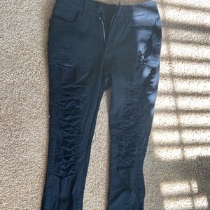 Women’s distressed jeans. Size small.